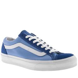 Vans Male Old Skool Fabric Upper Skate in Pale Blue