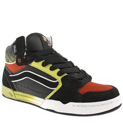 Vans Male Owens Hi Ls Suede Upper Hi Tops in Black and Orange