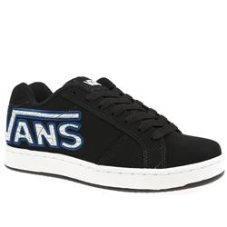 Vans Male Widow Nubuck Upper Skate in Black and Blue