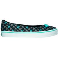 MARY J WOMENS SHOES BLACK/NEON BLUE