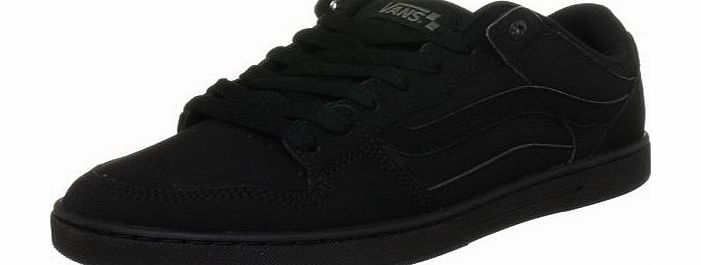 Vans Mens Baxter Manmade Nubuck/Gum Rubber Black/Black Trainer VL3MBKA 6.5 UK