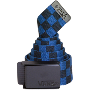 Mens Vans Deppster Web Belt. French Blue Black