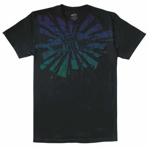 Mens Vans Collar Blast Tee Black