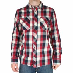 Mens Vans Earnest Shirt Rio Red