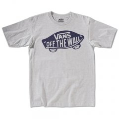 Mens Vans Off The Wall Tee Heather Grey