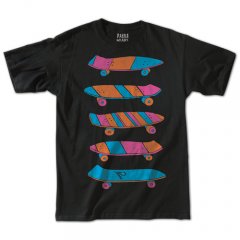 Mens Vans Parra Kicktail Tee Black