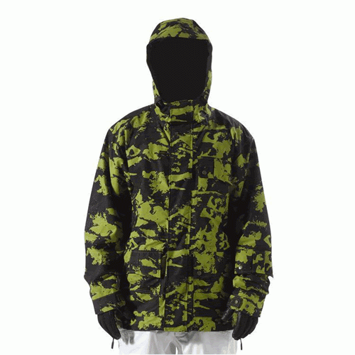 Vans Mens Vans Uy Snow Jacket Salad Green Camo