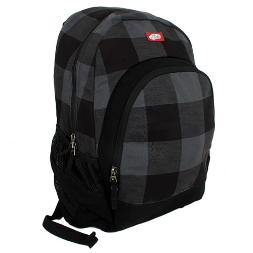 Vans Mens Vans Van Doren Back Pack Gravel/blk Plaid