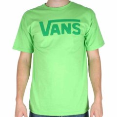 Mens Vans Vans Classic Tee Lime/Celtic Green