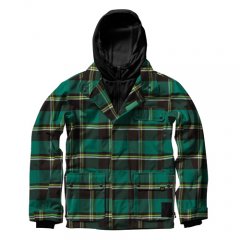 Mens Vans Wig Technical Snow Jacket Ski Green