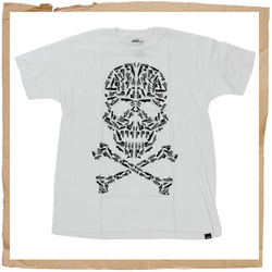 Shoe Skull Tee White