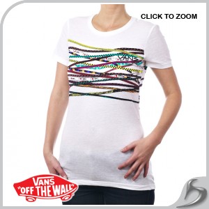 T-Shirts - Vans Shoe Lace Wrap T-Shirt -