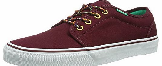 Vans U 106 Vulcanized (Heavy Canvas), Unisex-Adult Low-Top, Red (Heavy Canvas), 9 UK (43 EU)