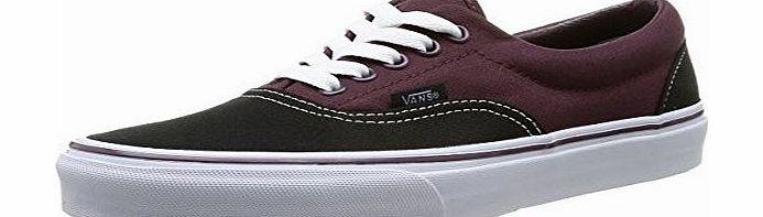 Vans U Era, Unisex-Adult Trainer, Black (Noir (Black/Winetasting)), 3 UK (36 EU)