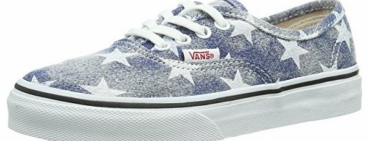 Vans Unisex-Child Authentic Trainers Stars/Blue 2 UK