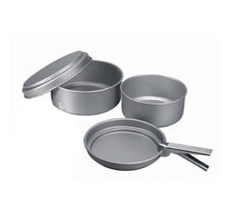 VAUDE ALUMINIUM COOK KIT CAYENNE