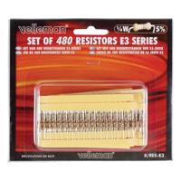 480 PCS CARBON FILM RESISTOR KIT RC