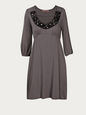 DRESSES GREY XS VEL-U-ALFREDA