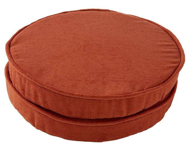 Circular Seat Pad (11 inch) Pair Paprika