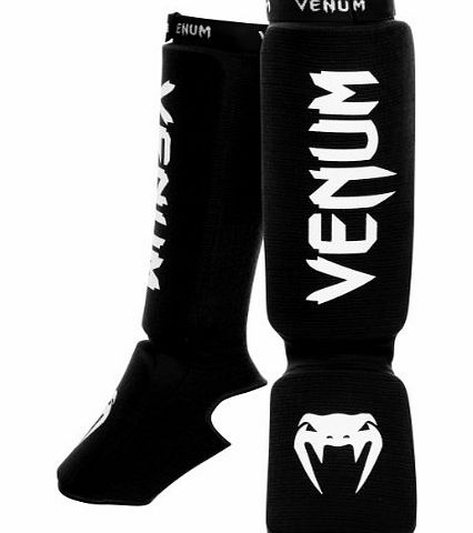 Venum Kontact Shin Guards - Black, One Size