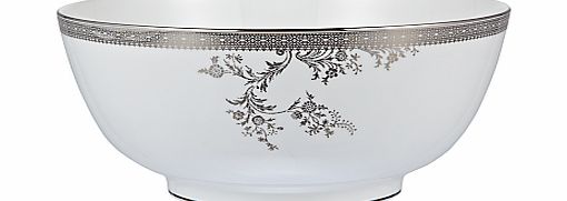 Vera Wang for Wedgwood Lace Platinum Salad Bowl