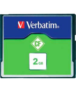 Verbatim 2GB CompactFlash Memory Card