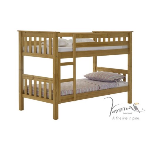 Verona Design Ltd Verona Design Barcelona Bunk Bed in Antique Pine