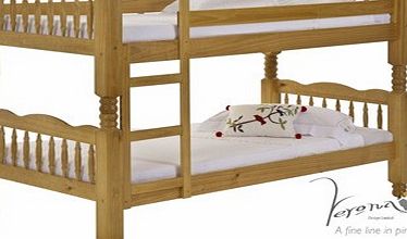 Verona Designs Trieste Antique Pine 3ft Bunk Bed