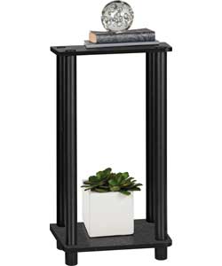 Verona Telephone Table - Black Wood Effect