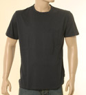 Mens Navy Round Neck Cotton Short Sleeve T-Shirt