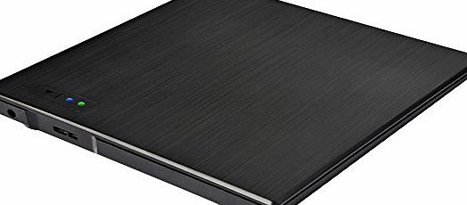 VersionTech USB3.0 External DVD Drive DVD Burner Optical Drive CD /-RW DVD /-RW for Apple Mac Macbook Pro and laptop (black)