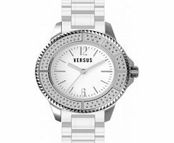 Versus White Tokyo Crystal Watch