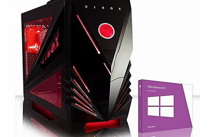 Vibox  Inferno 10 - Extreme Gaming PC Desktop PC Multimnedia Computer, i7 3770k, GTX 960, 2TB HDD, 32GB RAM, Windows 8.1, Extreme Performance, Ultimate Spec (New 4.0GHz Intel, I7 4790K Fast Quad-Core, 