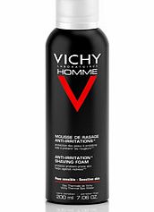 Vichy Homme Shaving Foam Sensitive Skin 200ml