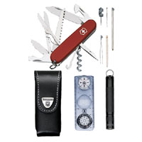 Huntsman Red Swiss Army Knife Traveller Set 18726