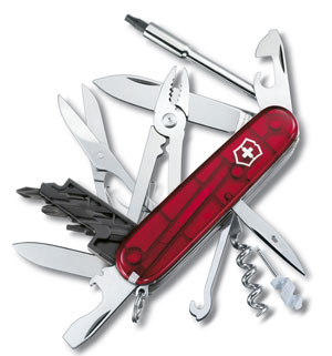 Penknife - CyberTool - Jelly Red - 17725T