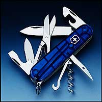 Victorinox Penknife - Climber (Jelly Blue) - Ref 13703T2