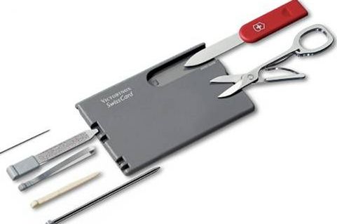 Swisscard Dark Grey, Red Letter Opener