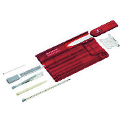 Victorinox Swisscard Quattro Jelly Red