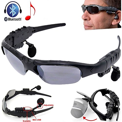 Wireless Headphones Bluetooth Music Sunglasses Sun Glasses Headset Earphone Handsfree For iPhone 6 / 6 Plus 4 4S 5 5S 5C iPad iPod Samsung Galaxy S4 S3 S2 S1 Note 2 3 HTC one M7 Sony Xperia