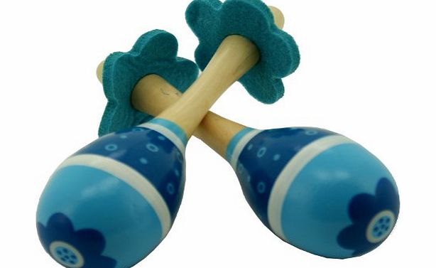 Viga Set of 2 Wooden Maracas - Blue