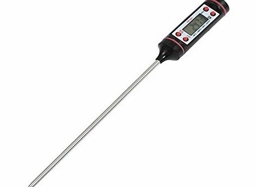 VIKEN Digital Cooking Digital Instant Read Probe Thermometer Food Kitchen BBQ Black