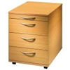 Viking 4 Drawer Pedestal