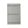 Bisley 2 Drawer Filing Cabinet-Grey