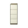 Bisley 4 Drawer Filing Cabinet-Coffee & Cream