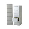 Bisley 5 Drawer Filing Cabinet-Grey