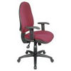 Viking Extra High Back Synchronised Chair-Burgundy