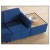 Viking Left Arm Reception Chair - Royal Blue