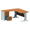 Viking Left Hand Ergonomic Desk And Pedestal