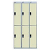 Viking Nest Of Three 2-Door Lockers-Coffee & Cream